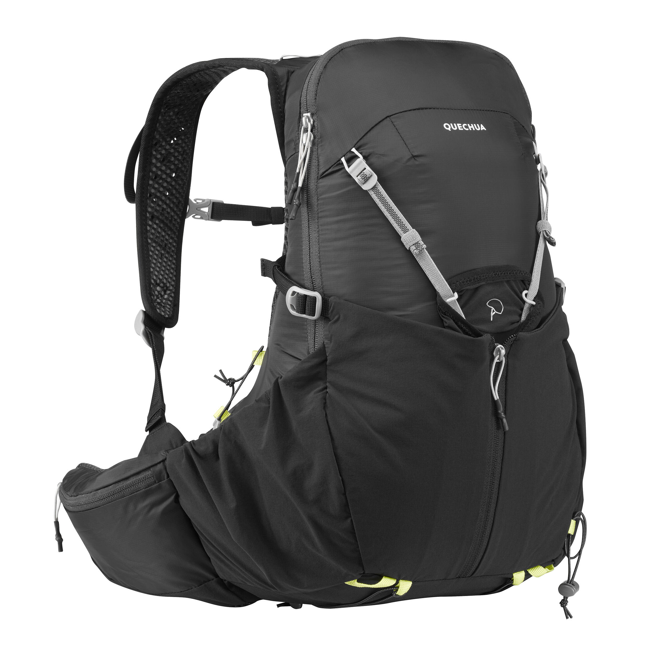 Mochila FH 500 negro 17 Litros ultraligera. Decathlon