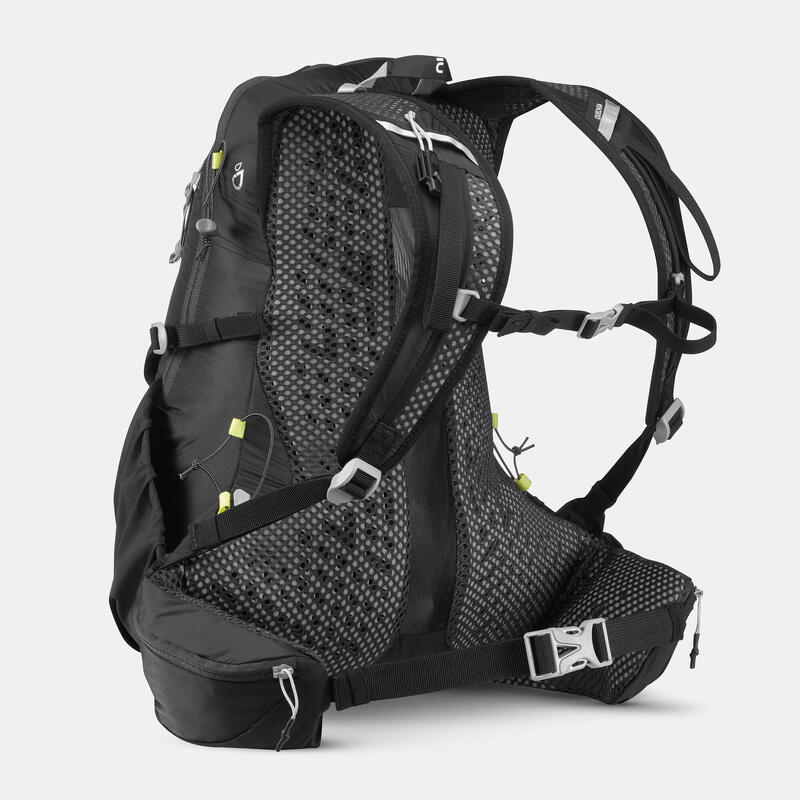Rucsac foarte ușor Drumeție Rapidă FH500 17L Negru