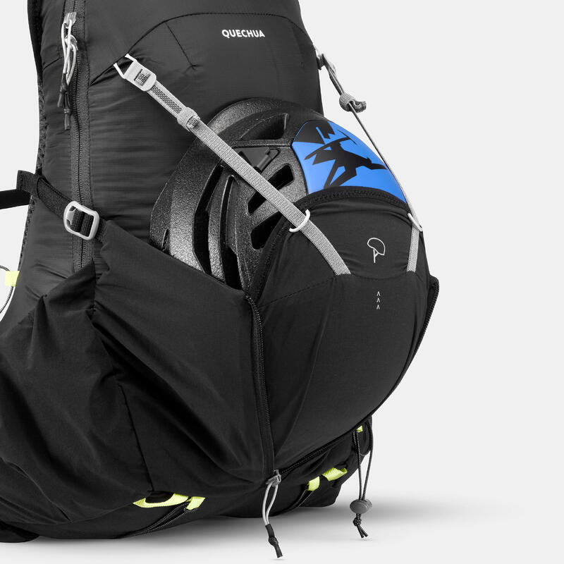 Rucsac foarte ușor Drumeție Rapidă FH500 17L Negru