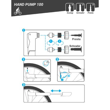 100 Hand Pump - Hitam