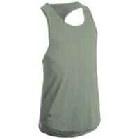 Men's Breathable Performance Weight Training Stringer Tank Top - Light Khaki