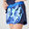 Shorts 2-in-1 W500 Kinder blau mit Print