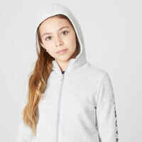 Kids' Zippered Hoodie - Grey