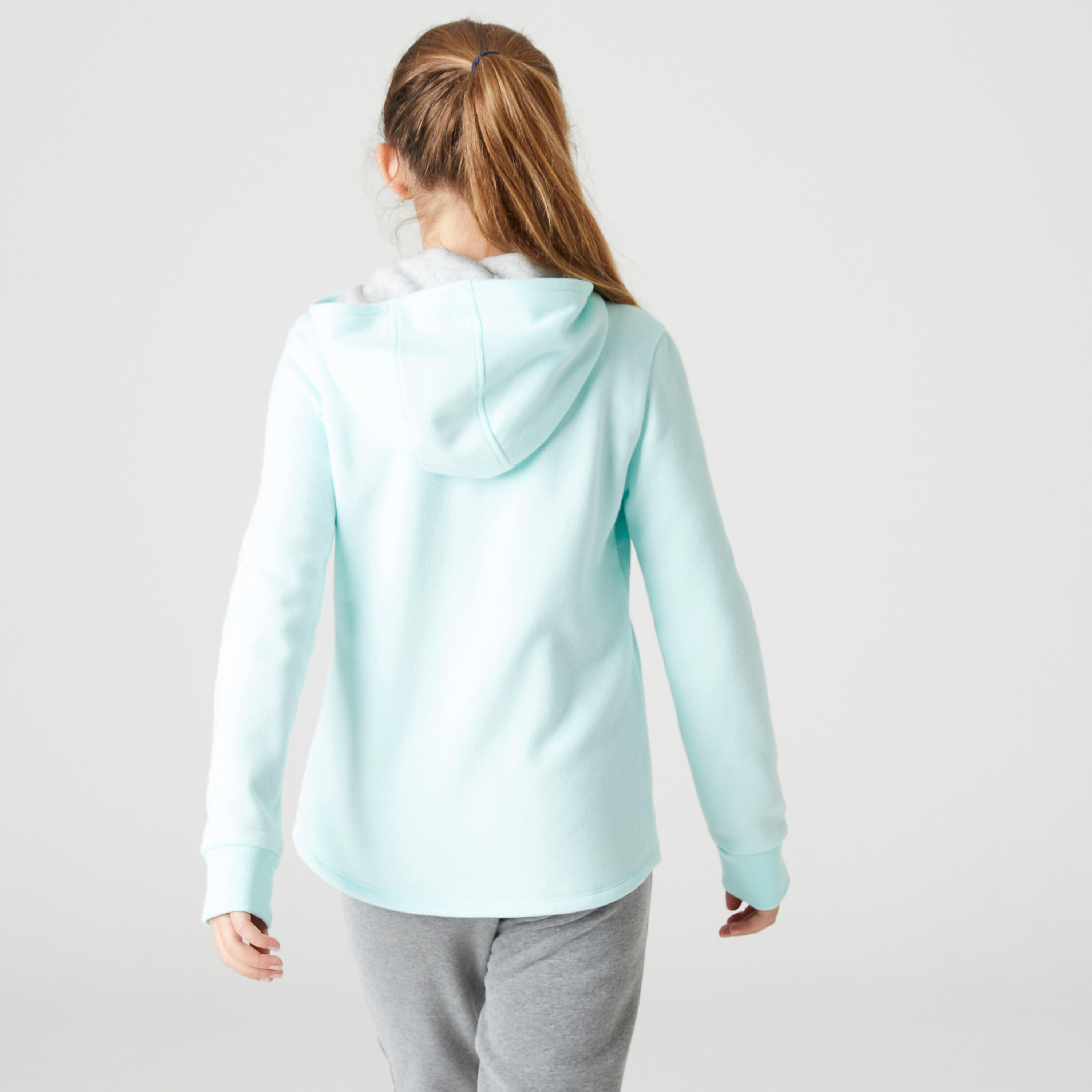 Kids' Zippered Hoodie - Green 3/6
