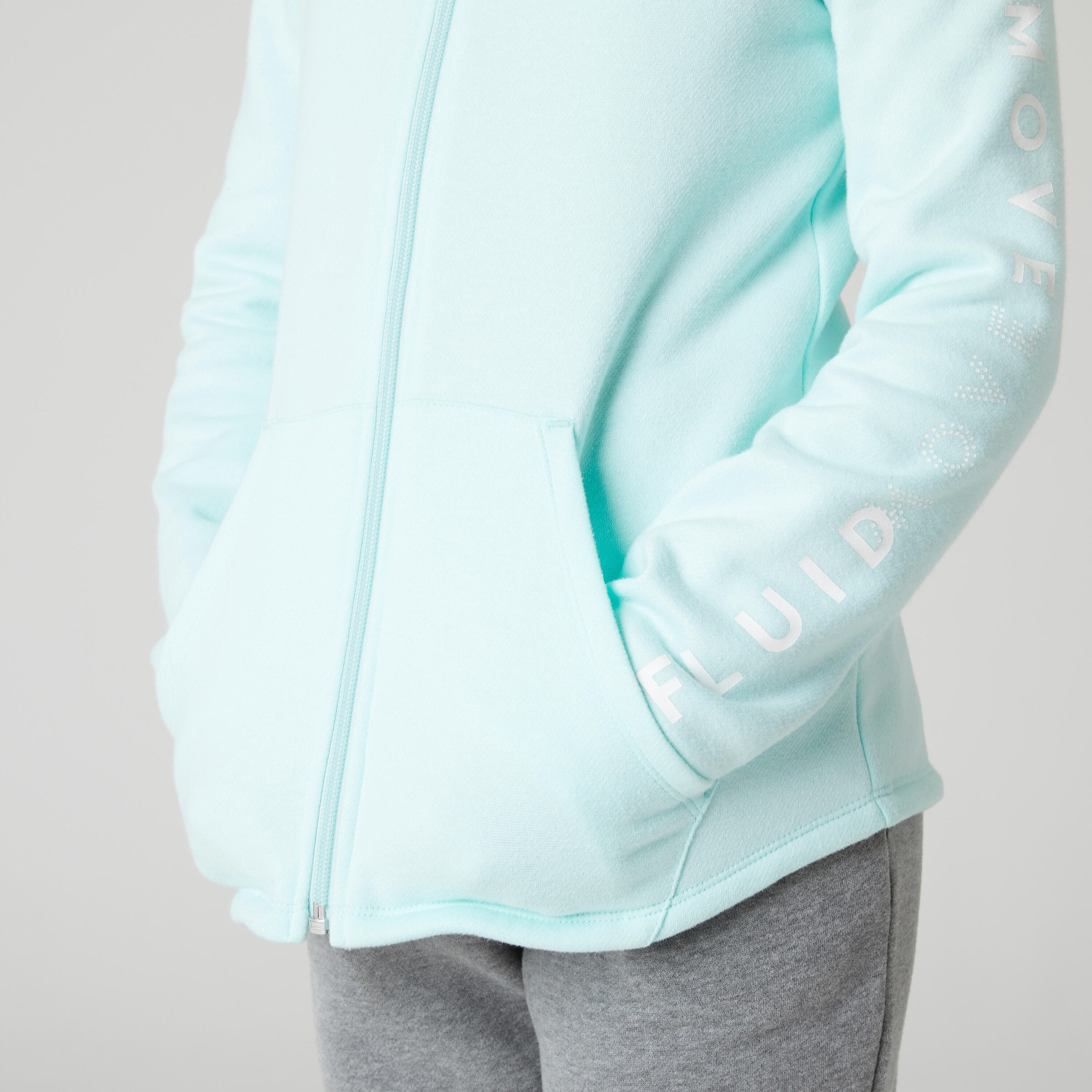 Kids' Zippered Hoodie - Green 5/6