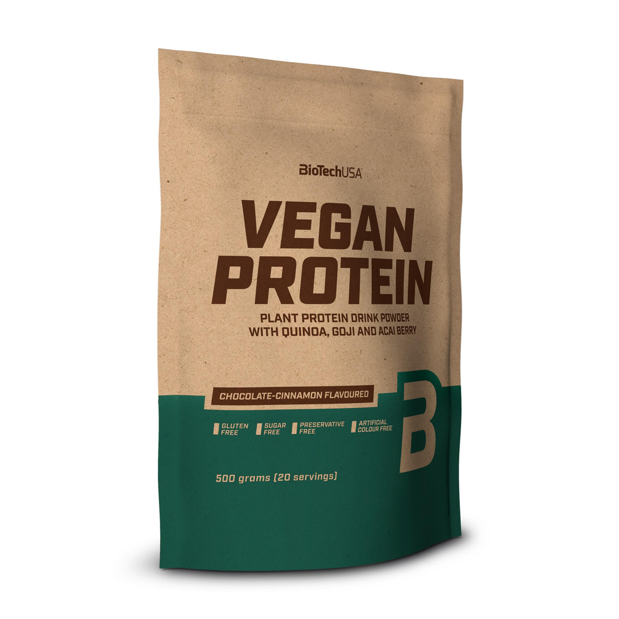 Vegán fehérjepor, 500 g Biotechusa akciós termékkép 1