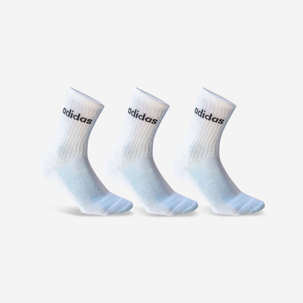 Tennissocken High 3er-Pack weiss