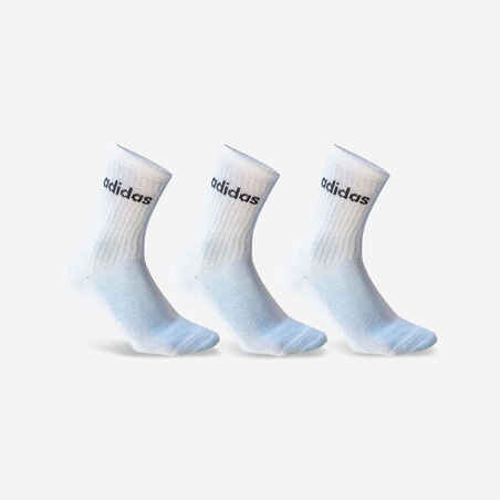 High Sports Socks Tri-Pack - White