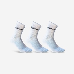 CHAUSSETTES DE SPORT HAUTES ADIDAS BLANC LOT DE 3