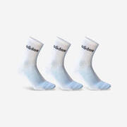 Calcetines altos de tenis Pack de 3 Adidas blanco