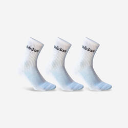 CHAUSSETTES DE SPORT HAUTES ADIDAS BLANC LOT DE 3