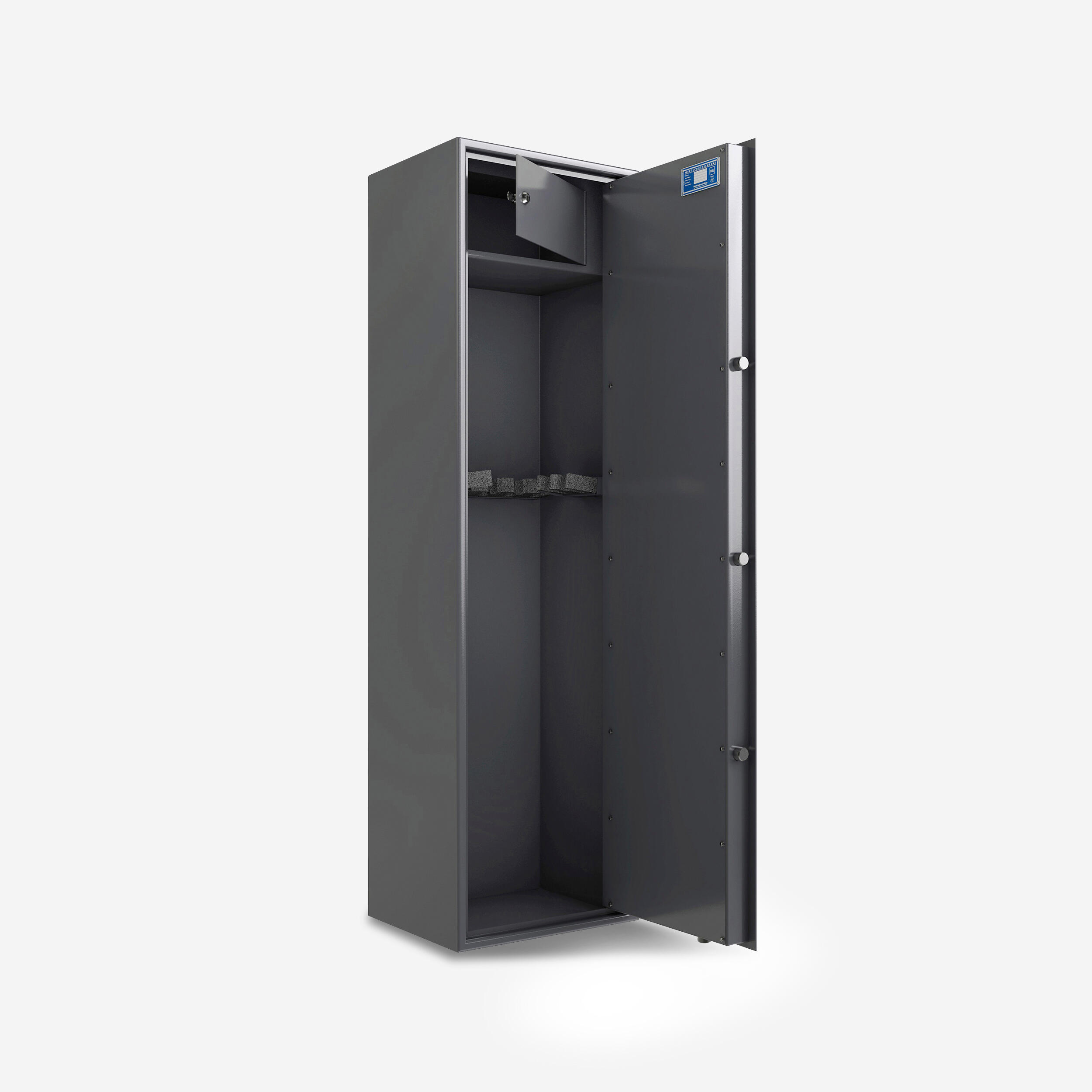 Hartmann Tresore - Armoire Coffre Fort 10 Armes, Wt 1010 - Armoire Forte - Chasse Et Tir Sportif - Gris - Taille Unique - Decathlon