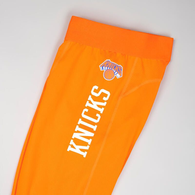 Legging 3/4 de basketball NBA New York Knicks Adulte - 500 orange
