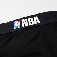 Adult Basketball Base Layer Capri Leggings - Black/NBA Los Angeles Lakers