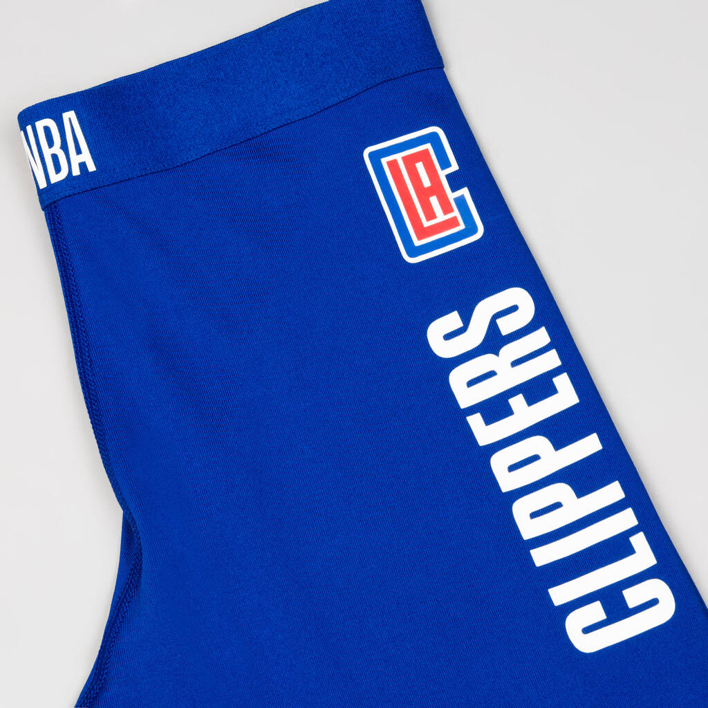 Boys'/Girls' Capri Basketball Leggings - Blue/NBA Los Angeles Clippers