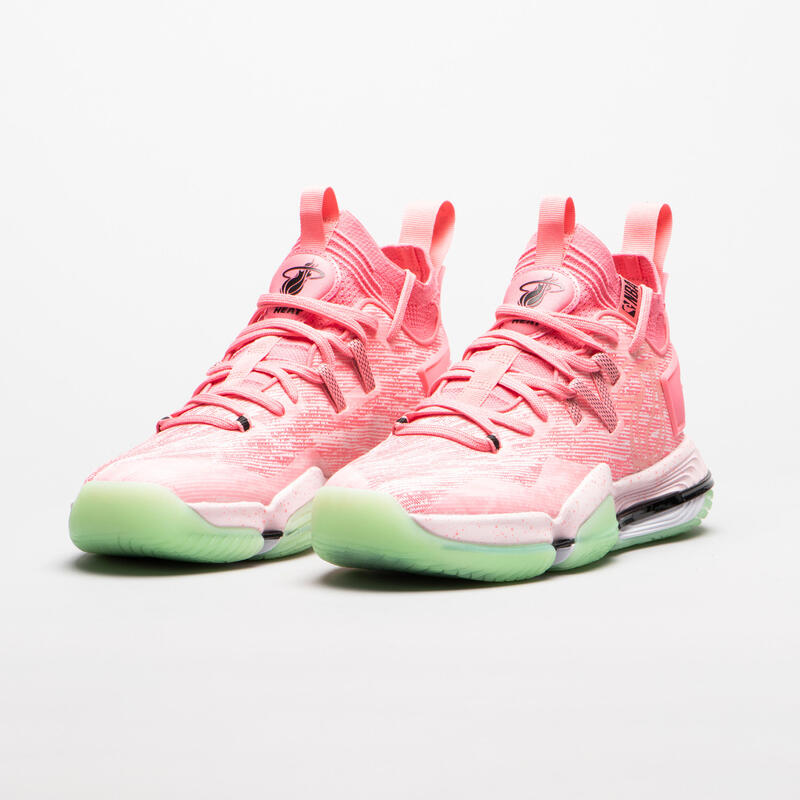 Basketball Shoes SE900 - Pink/NBA Miami Heat - Decathlon