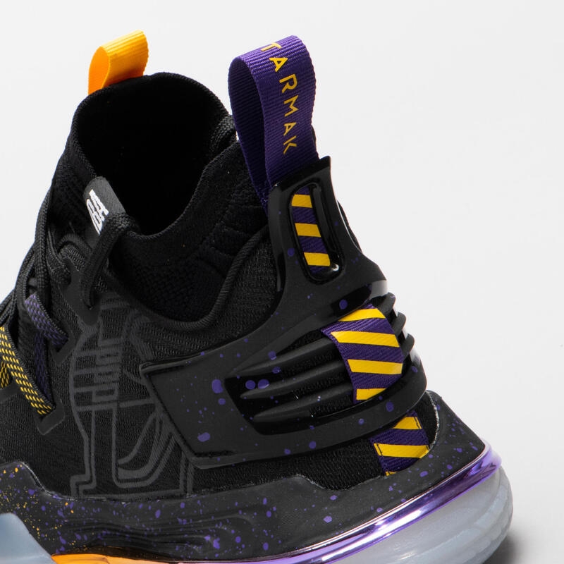 CHAUSSURES DE BASKETBALL NBA LOS ANGELES LAKERS TIGE MID - SE900 NOIR
