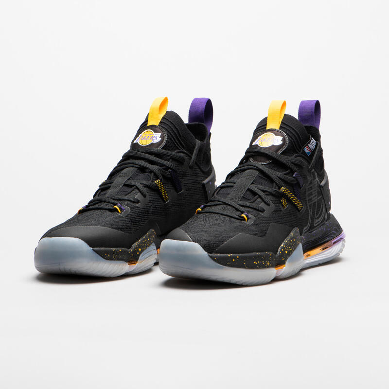 Zapatillas Baloncesto Tarmak SE900 NBA Los Angeles Lakers Adulto Negro