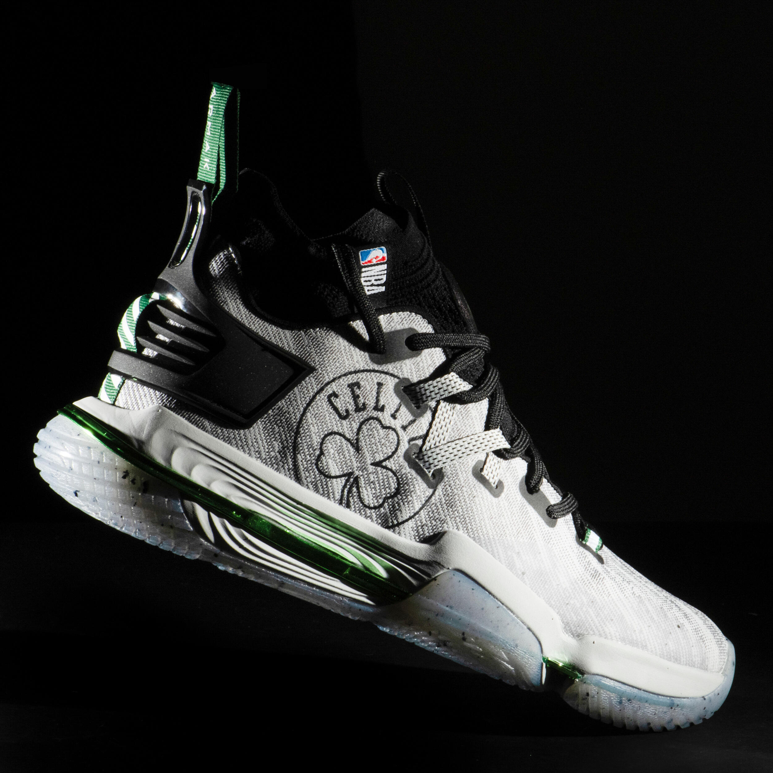 Basketbalové boty SE900 NBA Boston Celtics zelené  11/18