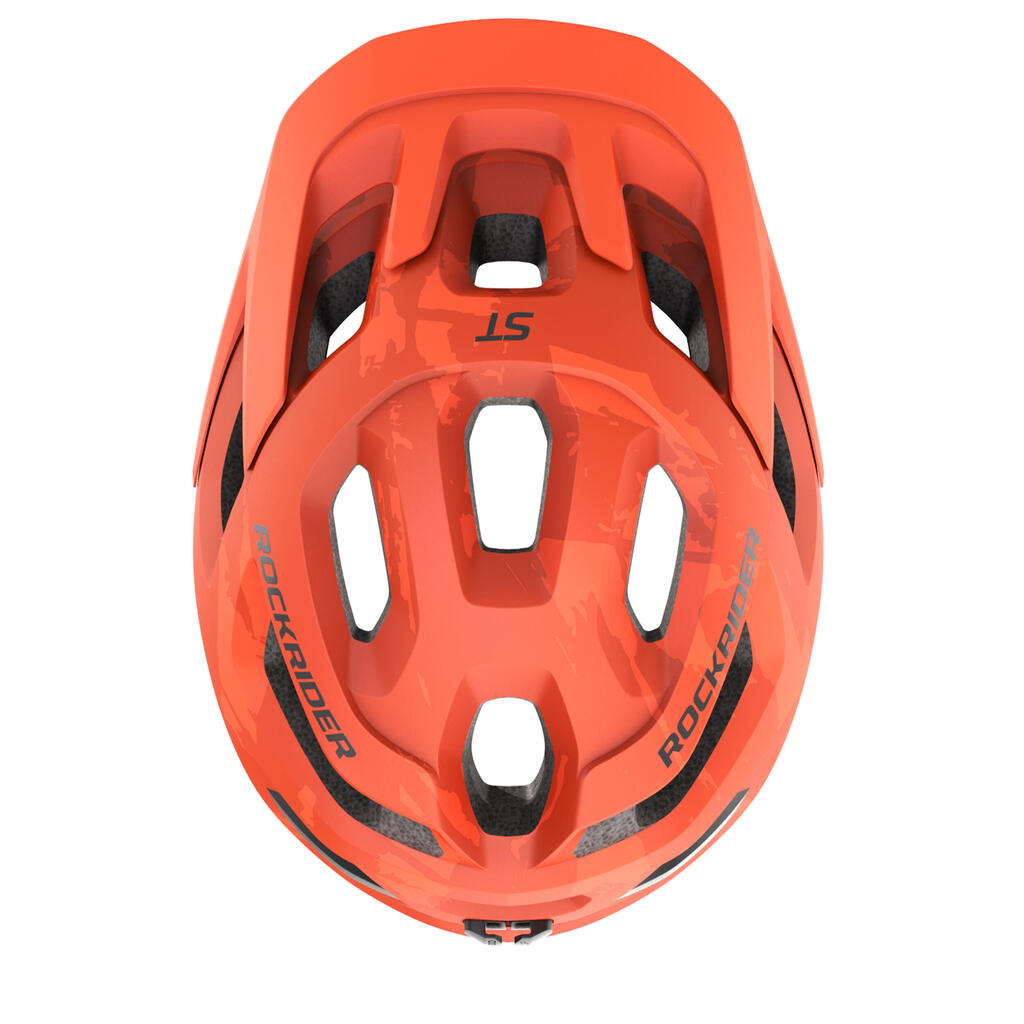 Mountain Biking Helmet EXPL 500 - Neon Orange