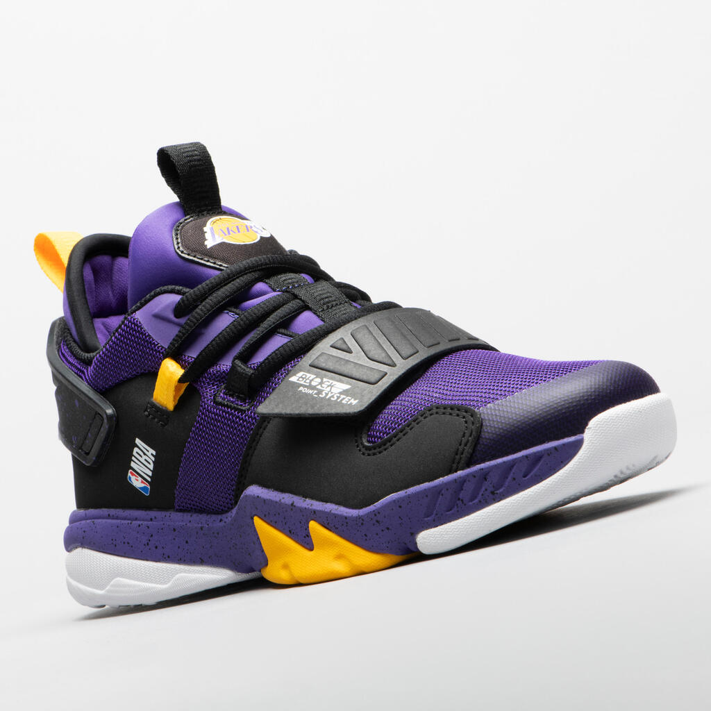 CHAUSSURES DE BASKETBALL NBA LOS ANGELES LAKERS ENFANT CONFIRME - SS500M VIOLET