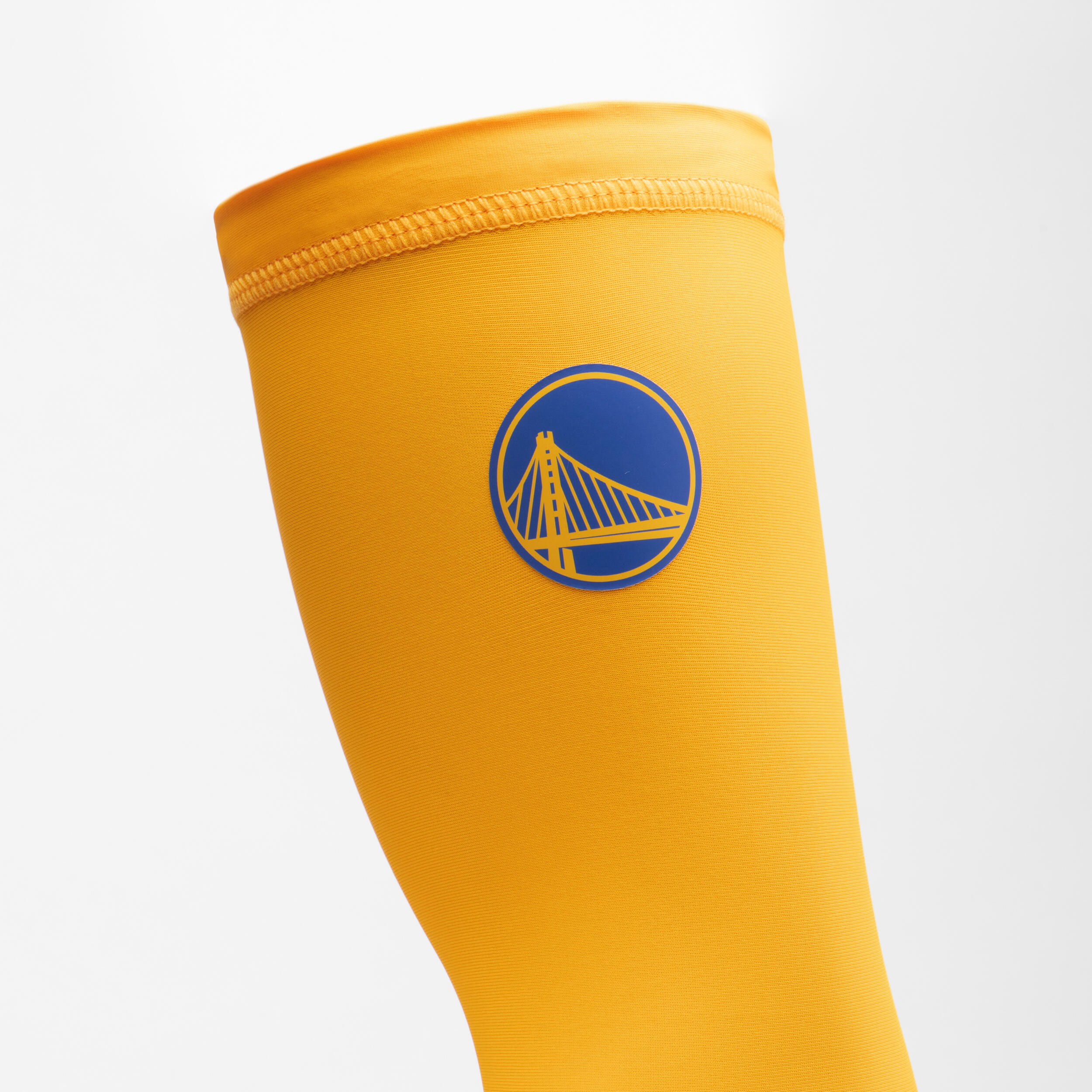 Adult Basketball Arm Sleeve E500 - NBA Golden State Warriors/Yellow 5/9