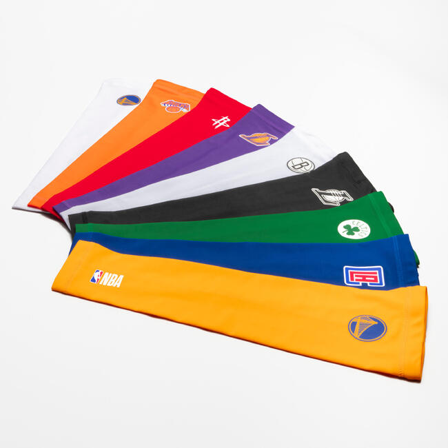 Adult Basketball Arm Sleeve E500 NBA Golden State Warriors/Yellow