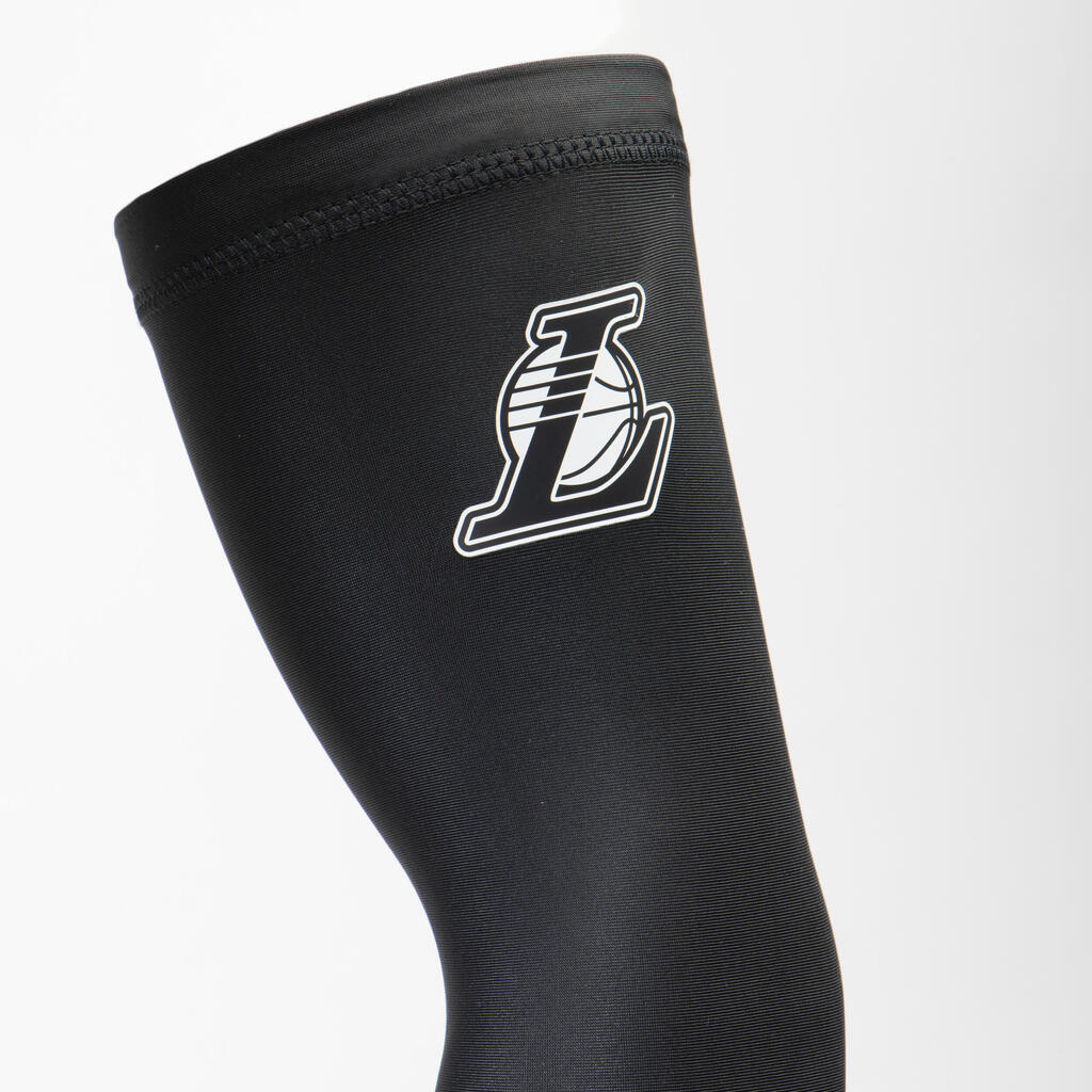 Manchon de basketball NBA Los Angeles Lakers Adulte - E500 noir