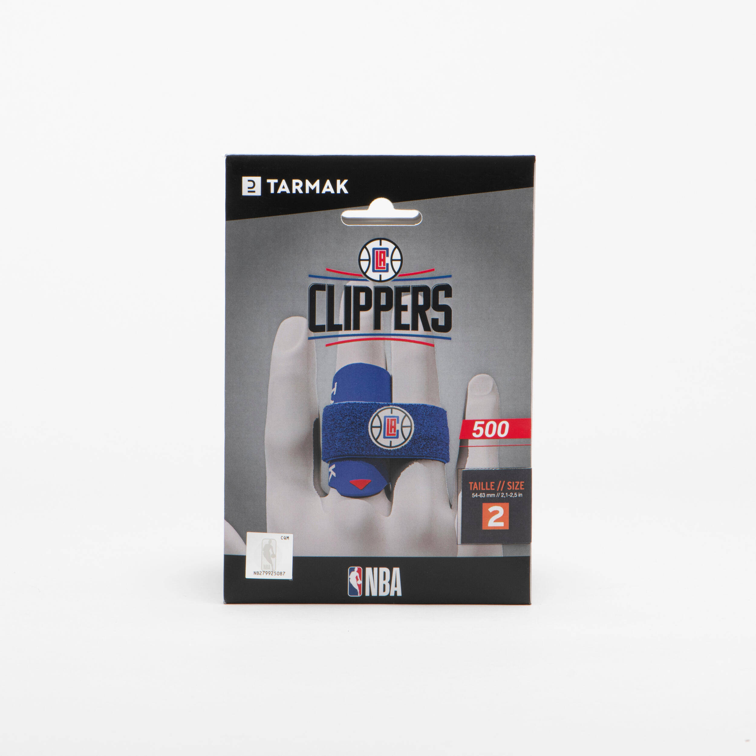 Finger sleeve for support NBA Clippers Strong 500 Blue -  5