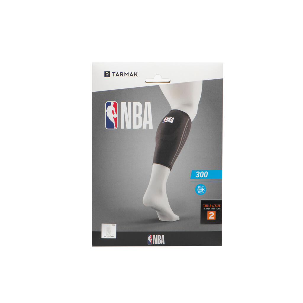 Wadenbandage Soft 300 NBA links/rechts Damen/Herren schwarz