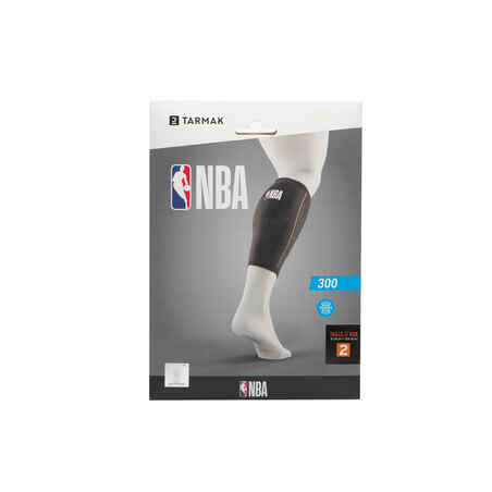 Pantorrillera Baloncesto Tarmak SOFT 300 NBA Adulto Negro