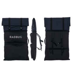 Bodyboard 500 "daily bag" double bag - black blue