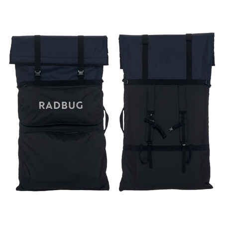 Bodyboard 500 "daily bag" double bag - black blue