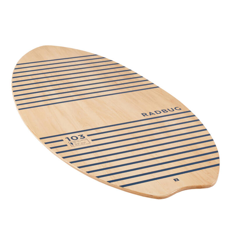 Skimboard voor volwassenen 100 hout