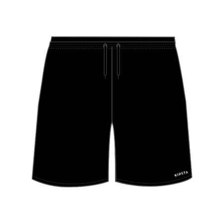 Girls' Football Shorts Viralto - Black