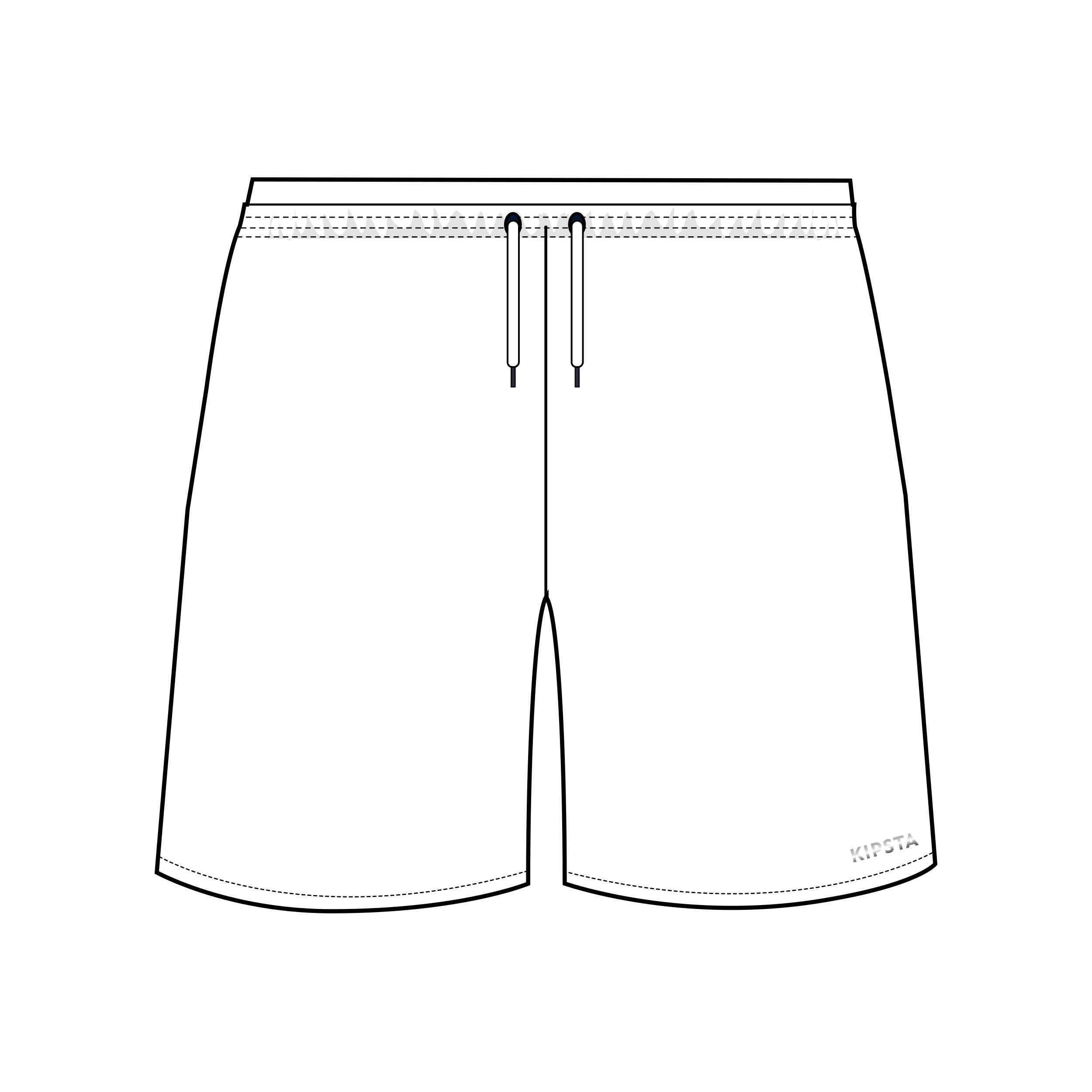 Girls' Football Shorts  - White 21/21