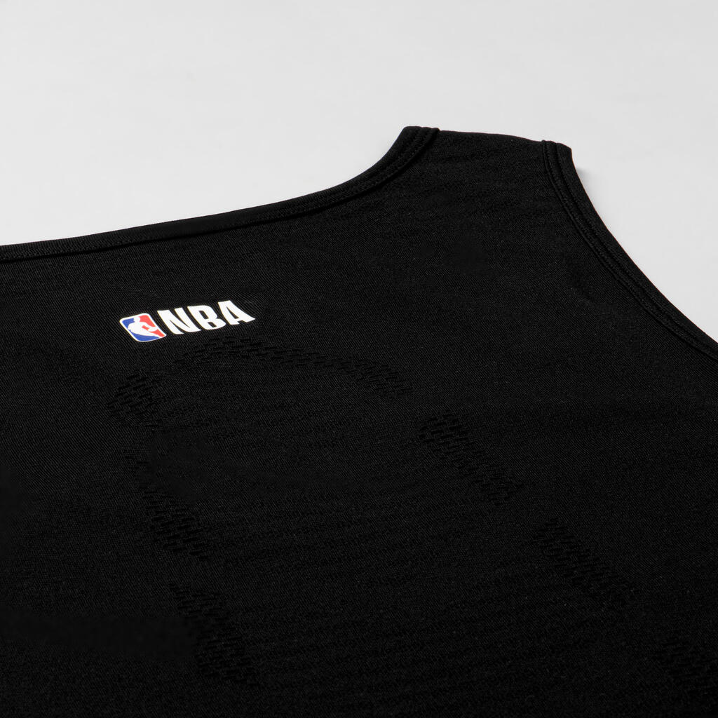 Men's Slim Fit Basketball Base Layer Jersey UT500 - NBA Brooklyn Nets