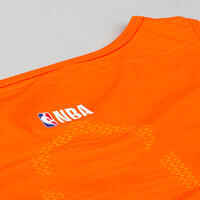 Funktionsshirt Basketball UT500 Slim-Schnitt Herren NBA New York Knicks orange