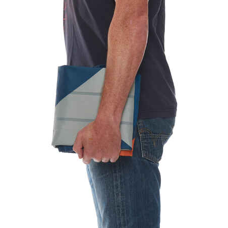INFLATABLE DISCOVERY BODYBOARD - COMPACT CAMO BLUE GREY (25-90KG)