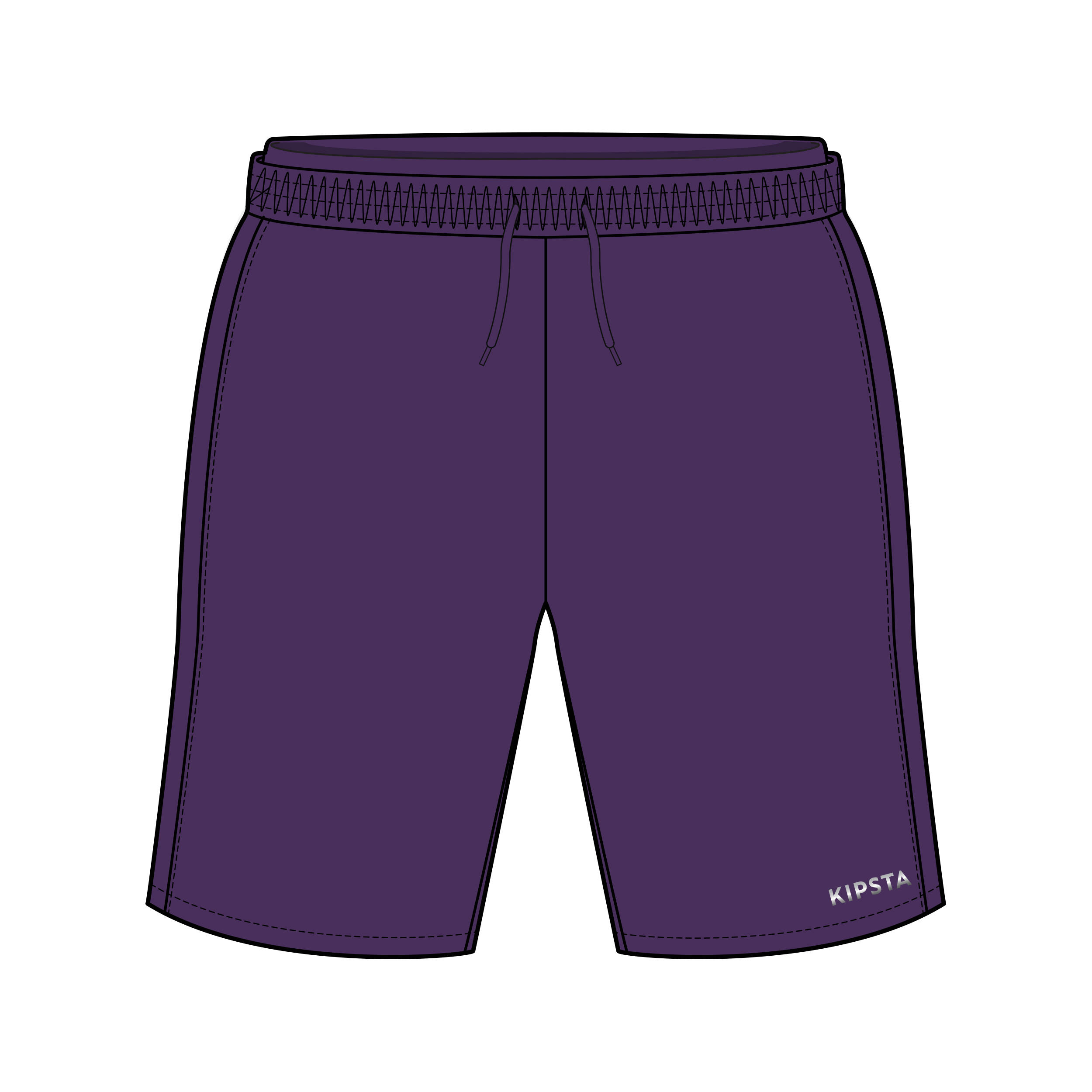 Pantalón corto de fútbol VIRALTO CLUB niños violeta  7/7