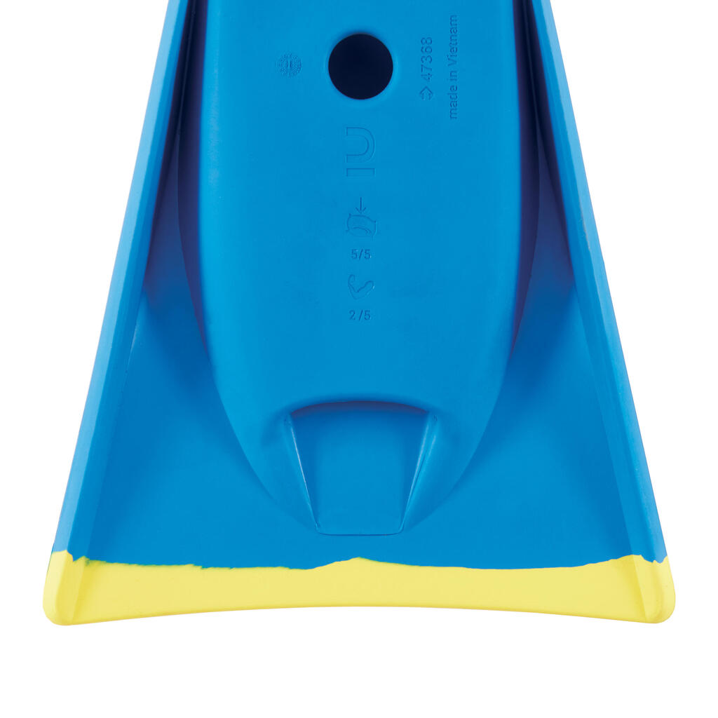 Aletas azul y amarillo 100 Bodyboard