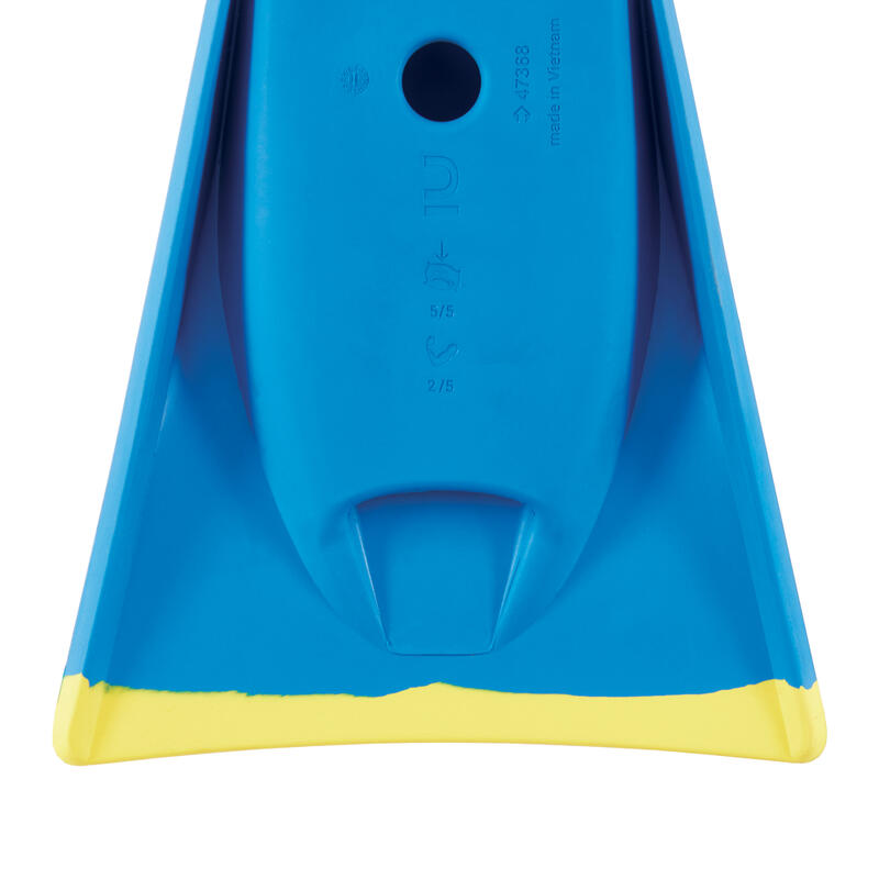 100 bodyboard finsblue yellow Decathlon
