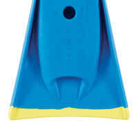 100 bodyboard fins-blue yellow