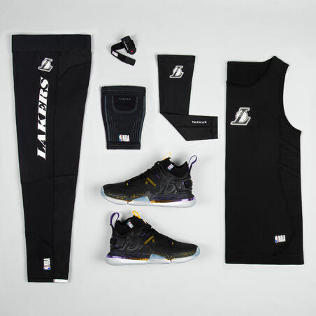 Кросівки баскетбольні чоловічі SE900 NBA Los Angeles Lakers чорні