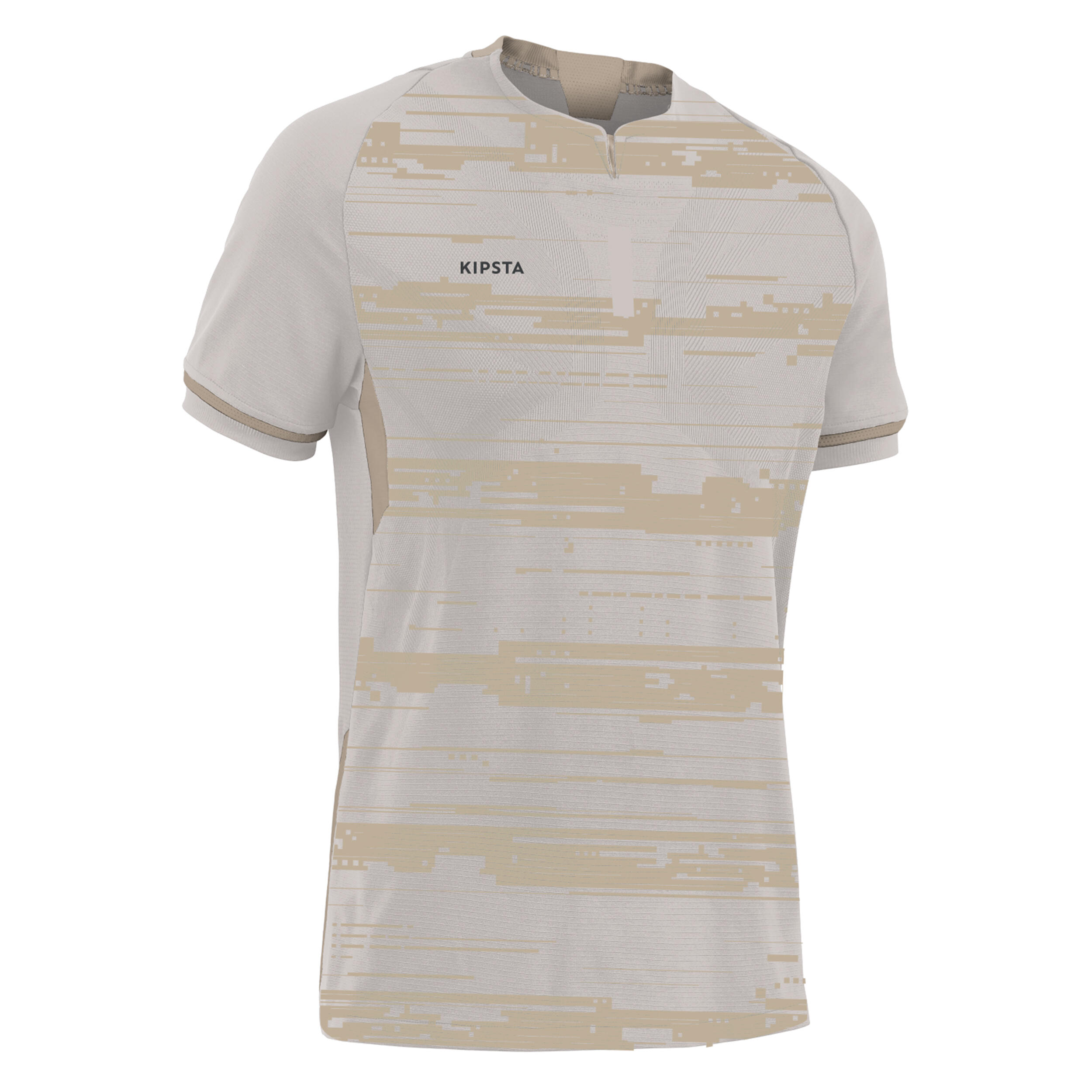 Kipsta - Maillot De Football Adulte Clr Beige - Maillot Manches Courtes - Football / Futsal / Sepak - Beige - 36 Xs - Decathlon