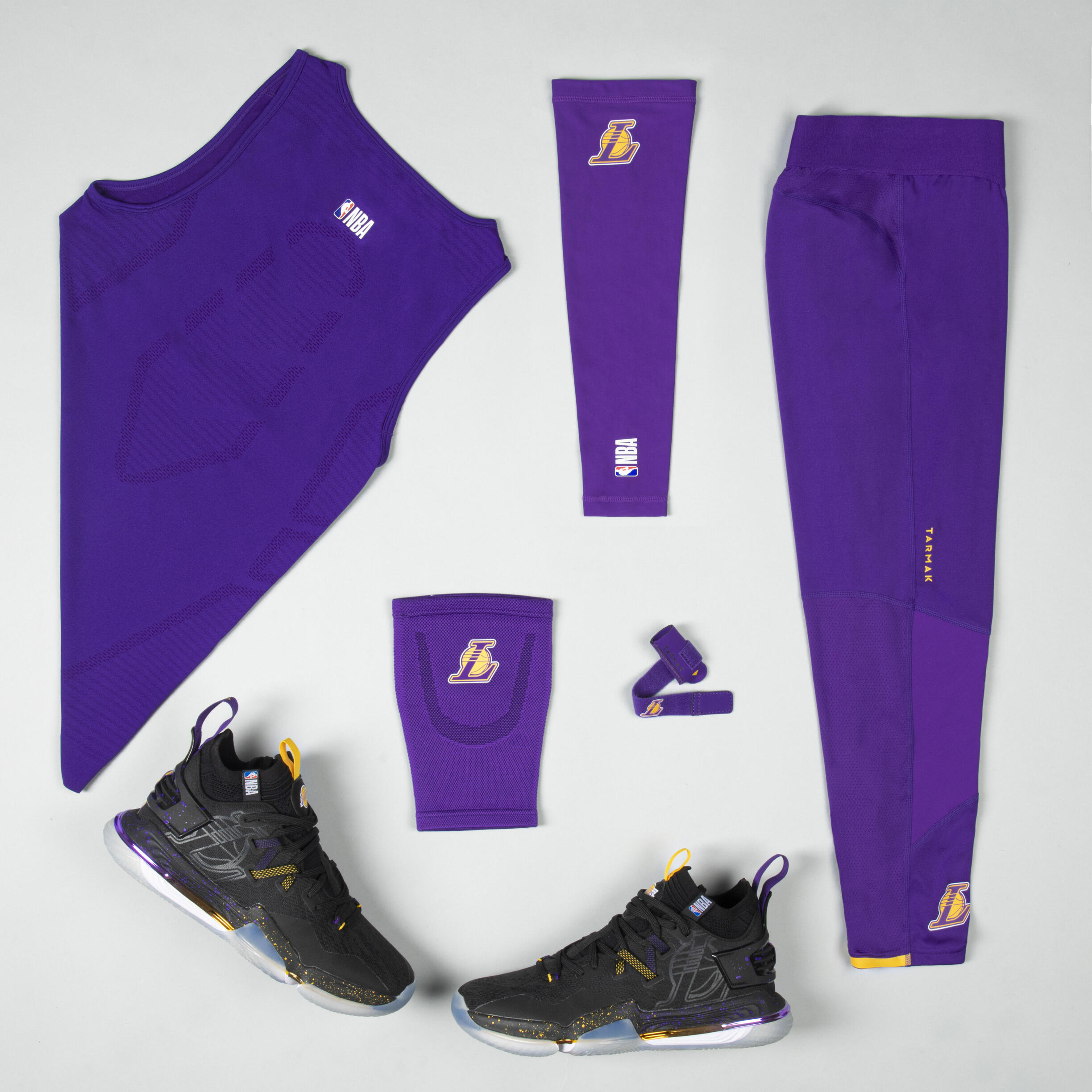 Adult Finger Strap Strong 500 - Violet/NBA Lakers 7/11