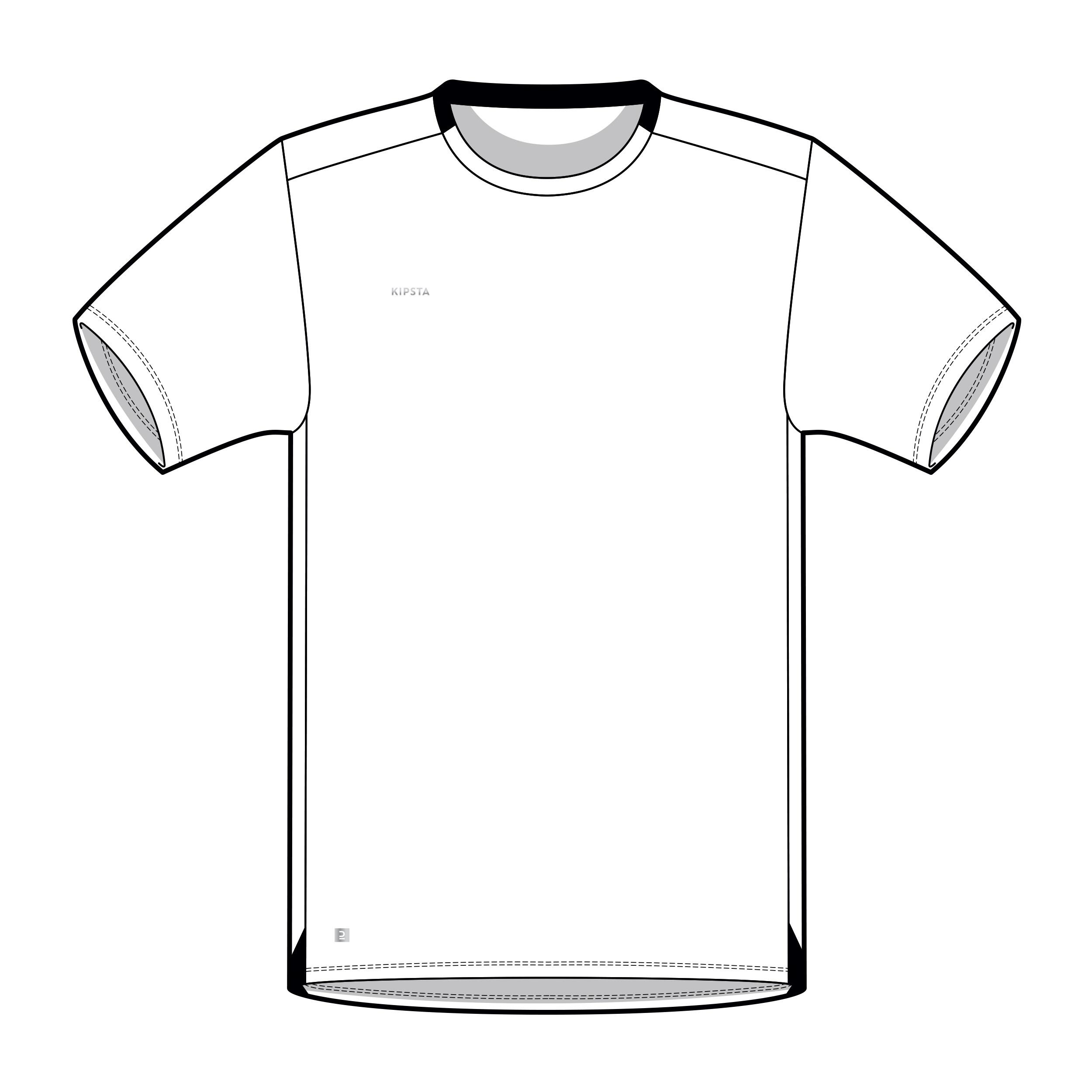 Adult Football Shirt Essential Club - White 10/29