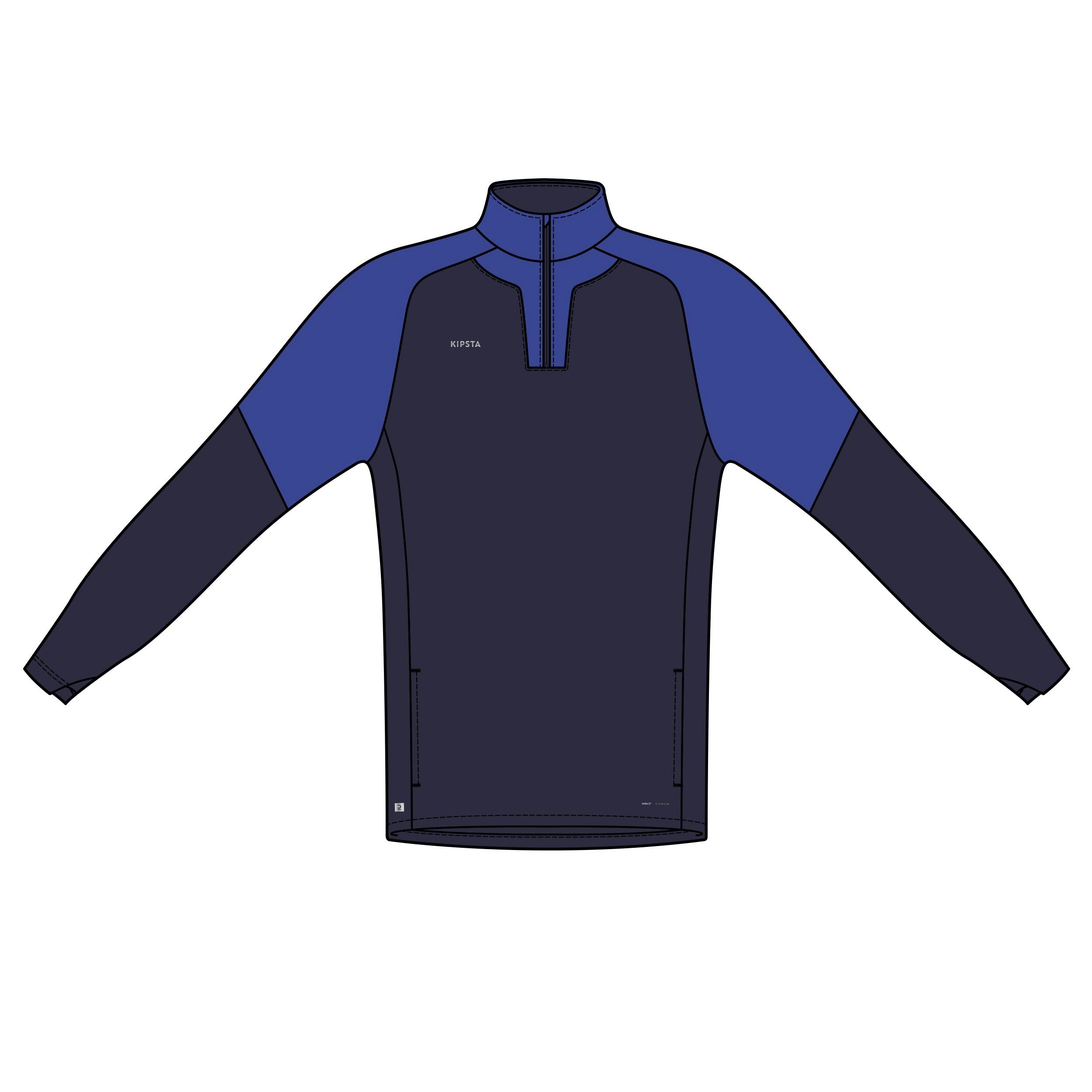 Bluza piłkarska Kipsta Viralto Club na krótki suwak 8/15