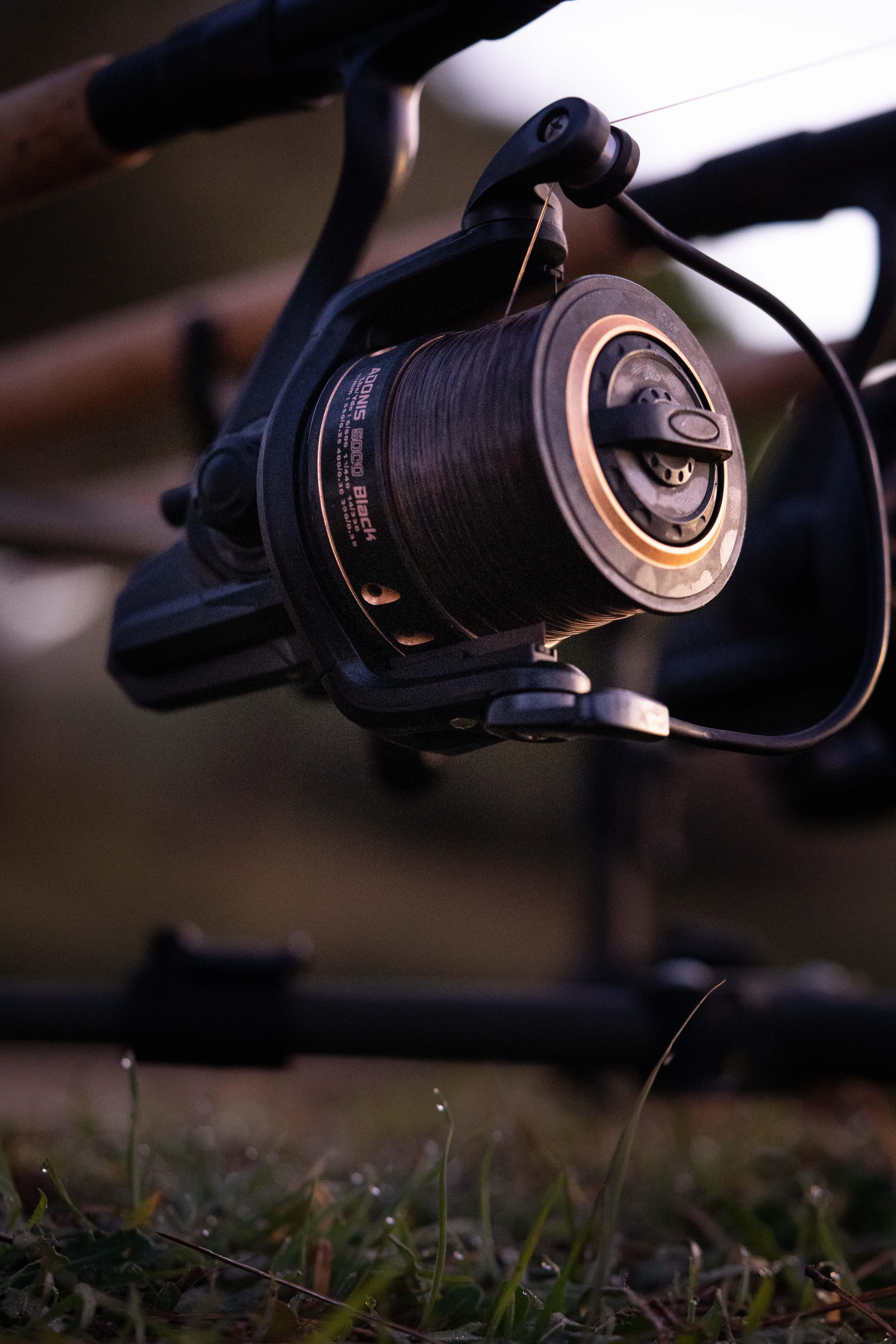 ADONIS 5000 CARP FISHING REEL BLACK - CAPERLAN