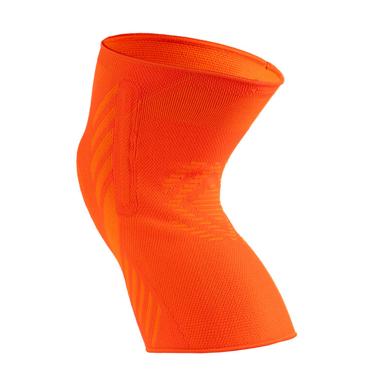Right/Left Men's/Women's Knee Brace Prevent 500 Orange Decathlon